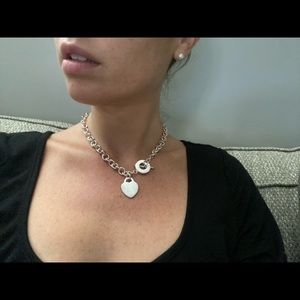 Tiffany and Co. heart classic heart necklace!